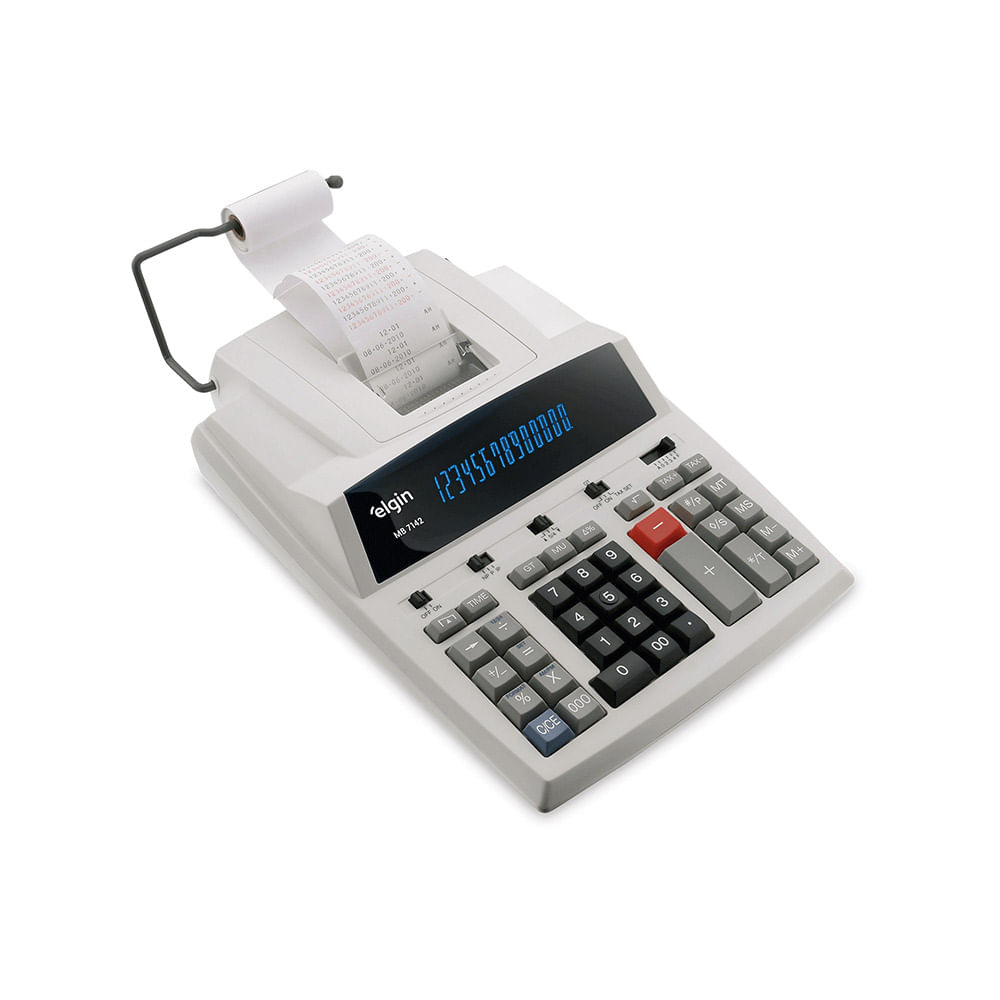 Calculadora de Mesa Elgin MB7142 14 Digitos Tecla Triplo Zero Função Mark UP Bivolt (Emb. contém 1un.)