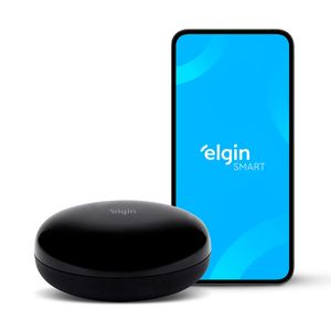 Controle Remoto Universal Wifi Smart Home Elgin Compatível com os Sistemas Amazon Alexa e Google Home Vermelho