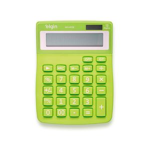 Calculadora de Mesa 4126 Verde - 12 Dígitos Função Correção GPM Erase