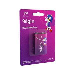 Bateria Recarregável 9V - Blister com 1 Unidade