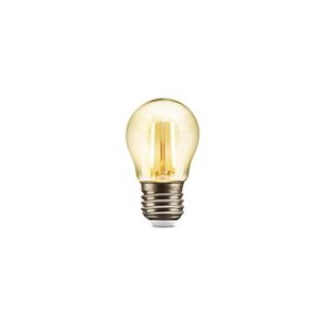 Lâmpada Filamento LED G45 2W 2200K Elgin Bivolt Ambar Luz Amarela Quente - Vintage, Retrô, Decoração