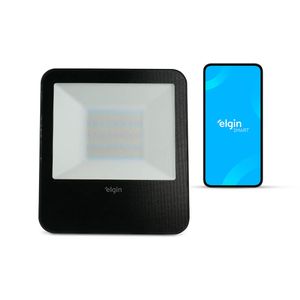 Projetor Smart Led - 50W Compatível com Alexa e Google Home Bivolt