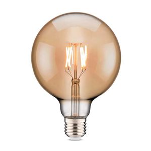 Lâmpada Filamento LED Elgin G95 4W Bivolt 2200K Fumê - Vintage, Retro, Decoração