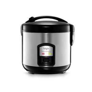 Panela de Arroz Elétrica Gran Rizzo 700W Elgin Antiaderente 10 Xícaras 110V com acessórios