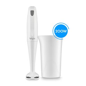 Mixer de Mão 200W Elgin Compacto e Leve, ergonômico e fácil de limpar Branco 110V
