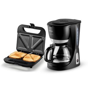Kit Cafeteira Elétrica 30 xícaras e Sanduicheira 220V