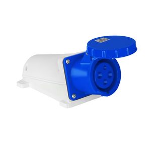 Tomada Industrial de Sobrepor IP67 (220/240V) - 2P e T  63A Azul