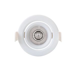 Luminária Ecospot de Embutir Redonda MR11 - 3W 3.000K Branca Bivolt