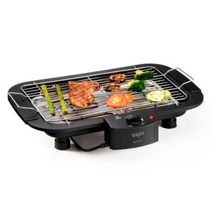 Churrasqueira BBQ Show - 1.800W Amplo Grill Controle de Temperatura 110V