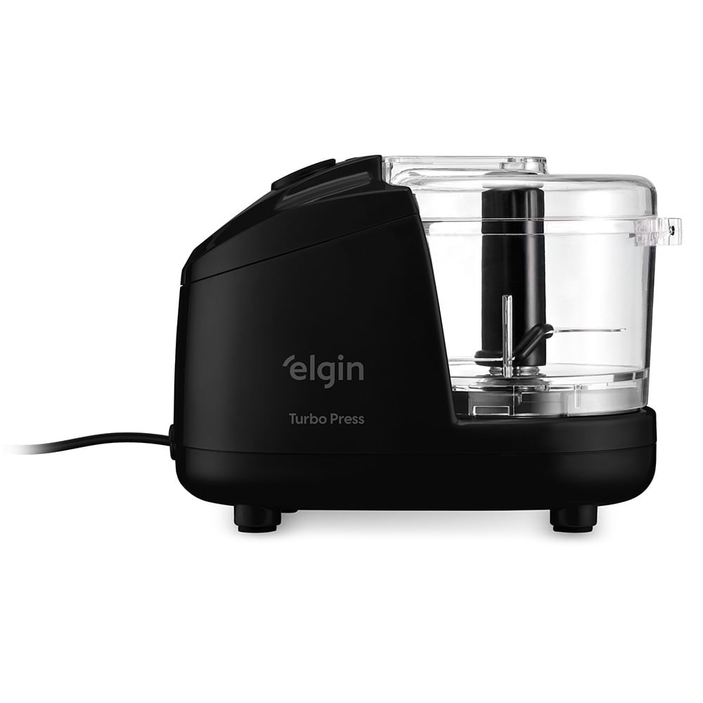 Mini Processador Turbo Express Preto - 5 em 1 400ML 150W 220V