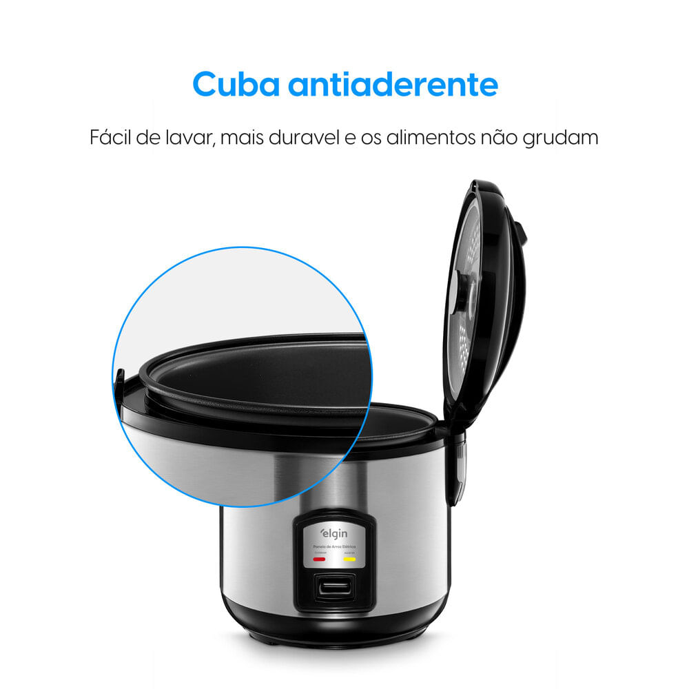 Encontraproduto.com.br - Panela de ARROZ Eletrica ELGIN PAR20 5 Xicaras - 220V