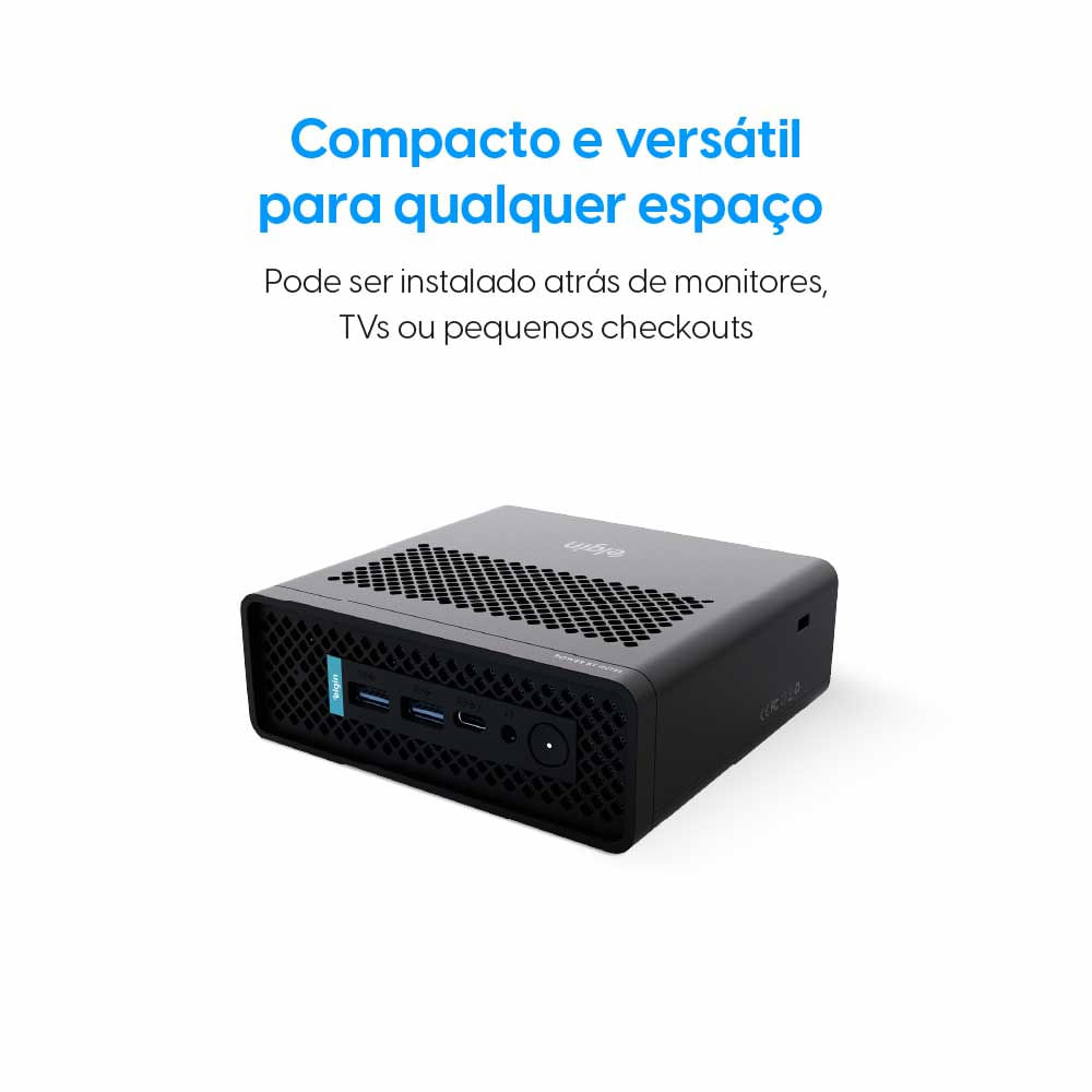Mini Computador NK100 – Intel N100 8GB RAM SSD 256GB Windows 11