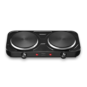 Fogão Elétrico Cooktop 2 Bocas - Controle de Temperatura Termostato de Segurança 2.000W